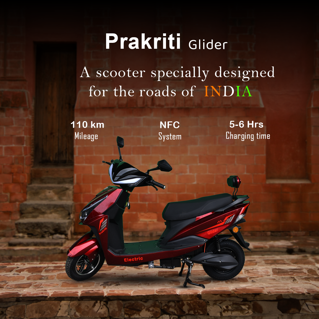 Best electric scooter in India Prakriti Electric Scooty