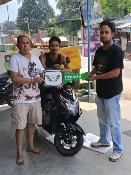 Happy Prakriti EV customer 1